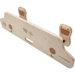 YY Vertical SandwichBase Hangboard Support (No Hangboard Included) No Drilling, Ultra-Stable Door Frame Mount for Climbing Training | Fits All VerticalBoards | Adjustable Design - Patented Design, Unique