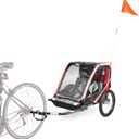 Allen Sports Deluxe Steel Child Trailer (Red)