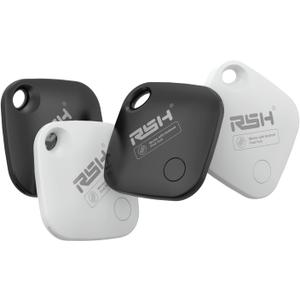 Air Tracker Tag for Android 4 Pack Luggage Tracker Tags Works with Google Find Hub App, Bluetooth Tracker Key Finder and Item Locator for Luggage, Backpack, Suitcases, Replaceable Battery