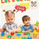 Montessori Toys for 1 2 3 Year Old Boys Girls Gifts, Wooden Shape Sorter Toys for Ages 2-4, Toddler Learning Toy Puzzles Birthday Gift Ages 1-3