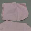 Huhumy 2 Pcs Makeup Bag Set Cute Cosmetic Pouch for Women Seersucker Travel Toiletry Bag Preppy Small Makeup Purse Pouch Aesthetic Skincare Brushes Storage Organizer for Valentine Women (Pink)