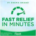 Fleet Laxative Saline Enema for Adult Constipation, 4.5 fl oz, 4 Bottles (18 Ounce (Pack of 1)), Best By: 2028-01
