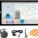 Car Stereo for Honda Pilot 2003-2005 Radio Upgrade Head Unit, 8-Core 2+32GB 9" Touch Screen with Volume Knob, Car-Play Android Auto/SWC/FM/Cooling Fan/5G WIFI/4G LTE