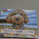 500 Piece Jigsaw Puzzles for Adults - Beach Stone Dog Animal Art Puzzle for Adults Challenging Fun Family Includes Poster & Dust-Free Pieces for Puzzle Lovers Premium 23"x15" ((20"x20"))