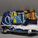 AILONEN Dinosaur Print Bedding Set Twin Size Retro Green Dinosaur Silhouette Pattern Comforter Set for Kids Teens Boys Girls Soft Breathable Duvet Set 3 Pieces, 1 Comforter and 2 Pillowcases