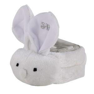 Stephan Baby Boo-Bunnie Comfort Toy & Boo Cube, Silver