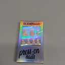 GLAMERMAID Press on Toenails, Spring Summer Light Pink Flower Gel Glue on Toe Nails, Glossy Round Toe Nails Reusable UV Finish Fake Nails Acrylic False Nails Manicure Kits for Women, Set of 2