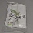 Whaline Greenery Kitchen Towel 18 x 28 Inch Watercolor Green Leaves Dish Towel Home Sweet Home Eucalyptus Hand Drying Tea Towels for Spring Summer Baking Cooking Cleaning Party Supplies, 2Pcs