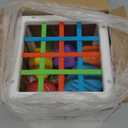 MINGKIDS Montessori Toys for 1 Year Old, 6 Pc Multi Sensory Shape, Toddler Developmental Learning Birthday Gifts, Baby Toys 12 Month