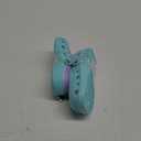 Kids' Aqua Blue and Purple Clogs with Heart Patch, 12
