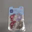 MAM Original Matte Baby Pacifiers, Binky for Girls 0-6 Months, BPA-Free Silicone Nipple, Easy to Clean, Best for Breastfed Babies, Developed with Medical Experts, 4 Count Binkies (Pink / Purple)