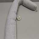 TORRAMI Under Door Draft Stoppers 38 Inch, Heavy Triangle Stop Draft Block Cold Air/Wind/Breeze Noise Blocker Door Sweeps Weather Stripping Bottom Seal Light Gray