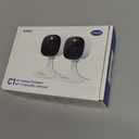 2K Cameras for Home Security-Outdoor/Indoor Camera for Dog/Cat/Pet/Nanny/Baby/Elderly, Color Night Vision, White Light, Siren, 24/7 SD Recordings, Works with Alexa, Plug in (C1-White-2pack-2.4G)