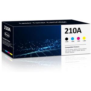 210A Toner Cartridges High Yield for Color Laser Jet Pro MFP 4301fdw 210A Compatible for HP 4201dn 4201dne 4201dw 4201dwe MFP 4301dw 4301dwe 4301fdn 4301fdne 4301fdw 4301fdwe Printer(BK/Y/M/C,4 Pack)