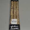 MAYPLUSS Kraft Christmas Wrapping Paper Roll - 3 Mini Roll -17in x120in Per roll,Kraft Vintage Wrapping Paper,Rustic Print for Party,Birthday,Baby Shower,Natural Paper Roll Design (42.3 sqft) (Black)