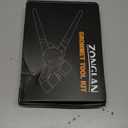 Grommet Tool Kit, 3/8 Inch Handheld Eyelet Kit Hole Punch Grommet Eyelet Press Pliers with 300 Silver Anti-Rust Grommets for Tarp Leather Fabric Tent and So On (1-Die Set: 3/8")