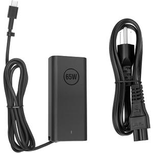 65W 60W Charger Power Cord Compatible with Dell Pro 14 16 13 Plus PB13250 PB16250 PB14250 2 in1 Premium PA13250 PA14250 Rugged 14 13 RB14250 RA13250 P192G P191G P200G P199G