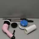 VigorDay Electric Spin Scrubber  Cordless Bathroom Scrubber with 7 Brush Heads  Dual Speed IPX7 Waterproof Power Scrubber for HeavyDuty Bathtub, Glass, Tile, and Car Cleaning (Pink)