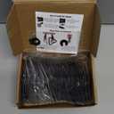 50PCS Curved-Edge Oscillating Tool Blade, Titanium Multitool Blades for Metal, Wood, Plastic, Professional Universal Oscillating Saw Blades Fit Dewalt Milwaukee Ryobi Rockwell Fein