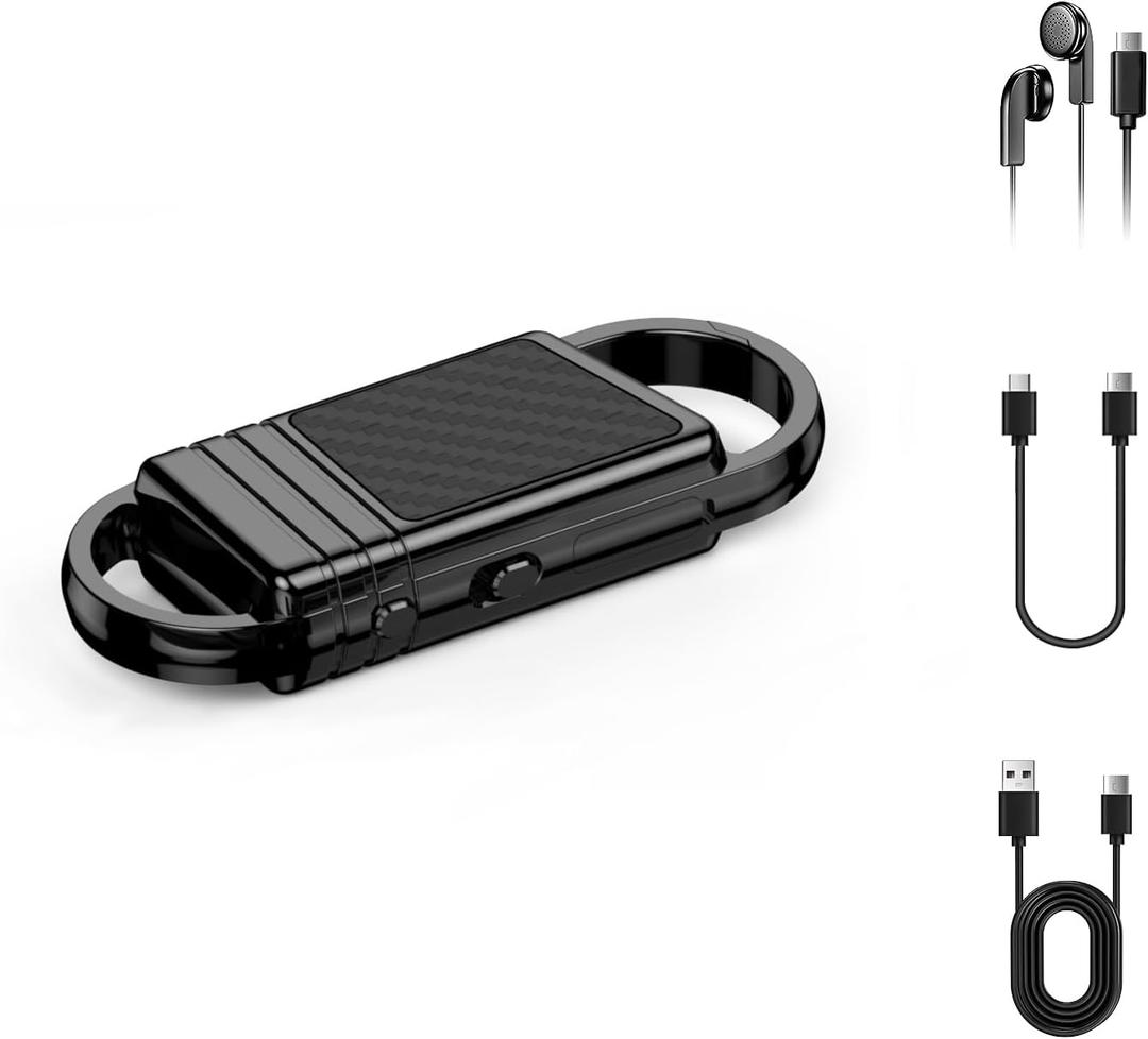 72GB Voice Activated Recorder  Tallkcoder Recording Device with AIIntelligent Noise Reduction for Lectures Meetings, Dictaphone Digital Voice Recorder, Audio Recorder for Interviews, Class, MP3