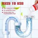 2 Pack Multi-Purpose Sink Drain Cleaner Fast Pipe Unclogging for Kitchen, Bathroom & Sewer Use
