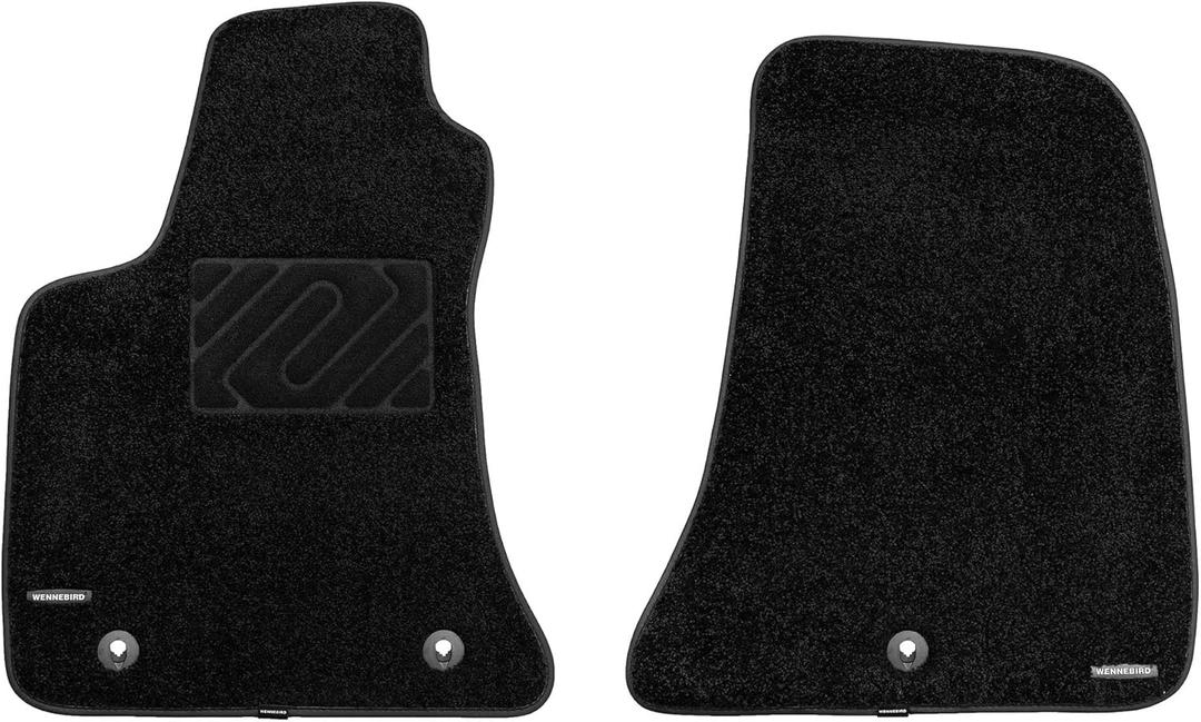 WENNEBIRD Superior Carpet Front Row Floor Mats for 2011-2023 Chrysler 300 RWD (Not for AWD), 0.6-Inch Ultra-Thick, Noise-Reducing, All-Weather Waterproof Anti-Slip  2-Pc Set
