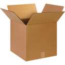 Box USA 15 Pack of Heavy-Duty Double Wall Corrugated Cardboard Boxes, 15" L x 15" W x 15" H, Kraft, Shipping, Packing and Moving