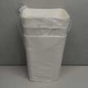 N. NETDOT 3 Pack 3 Gallon Small Trash Can with Lid, Bathroom Garbage Can with Pop-Up Lid, Waste Basket for Bathroom, Kitchen, Bedroom, Powder Room, Craft Room, Office, College (Off White)