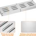 Skyflame Stainless Steel Venting Panel for Masonry Fire Pits and Outdoor Kitchens 15-Inch by 4-1/2-Inch