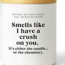 Gifts for Him Her Couple Valentines Day Candle Funny Romantic Gift for Crush, First Date, New Relationship & Flirty Couple Gifts for Women Men First Crushes Couples Valentine Candle