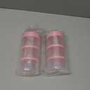 Termichy Stackable Formula Dispenser Portable Milk Powder Container, 2 Pack, Baby Pink