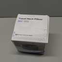 Purroch Advanced Memory Foam Neck Travel Pillow, Neck Pillow Airplane with Eye Mask & Ear Plugs, Designed for The Comfort of Travel & Office, Travel Pillow for Plane, Car, Home, Work， Grey