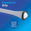 Clorox Toilet Plunger with Hideaway Holder Caddy Heavy-Duty Compact Design with Non-Skid Rubber Base for Bathroom Convenient Storage Toilet Unclogger, 6.5x19.5-Inch, White