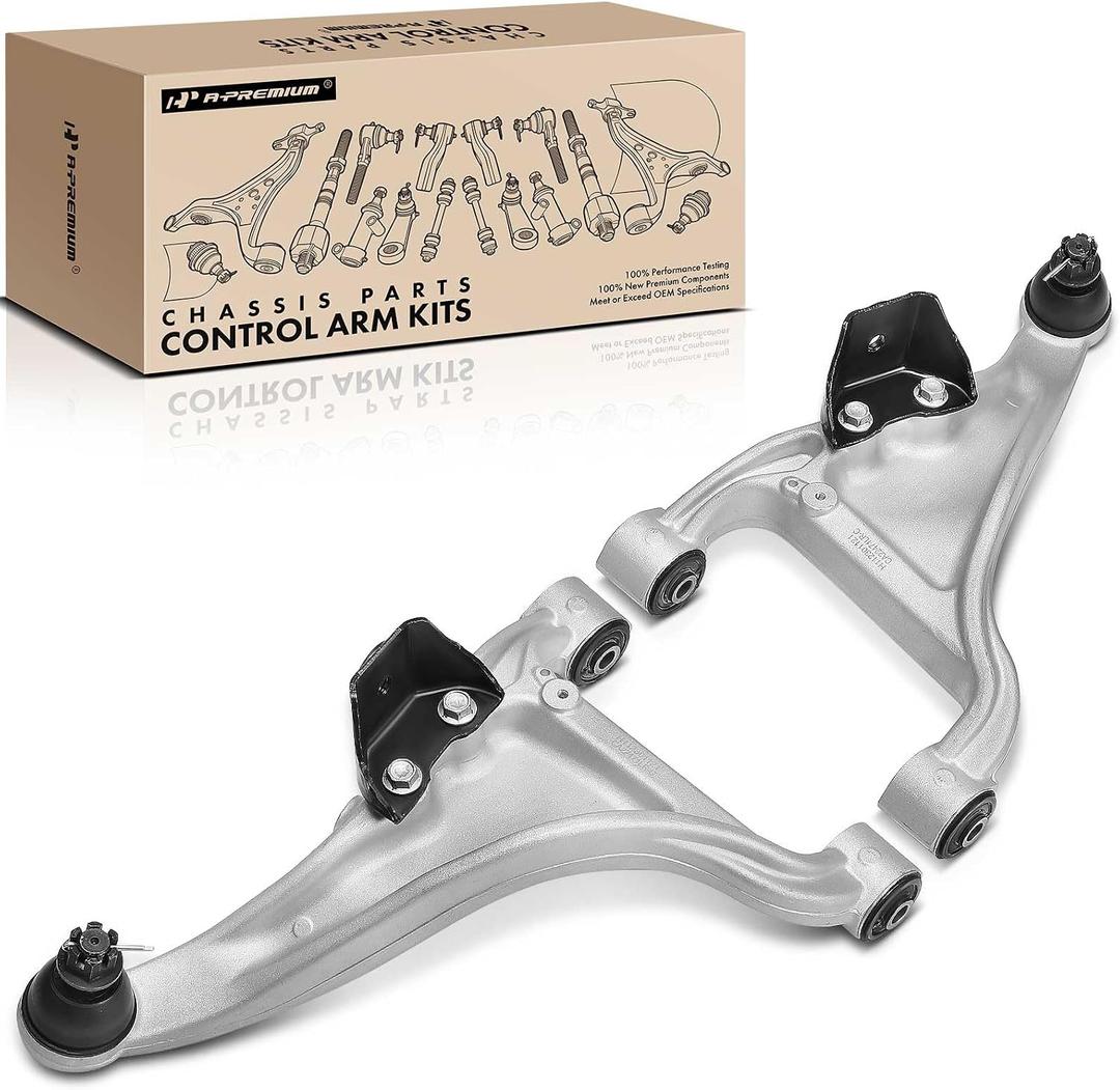 A-Premium 2 x Rear Upper Control Arm, with Ball Joint and Bushing, Compatible with Nissan Murano 2009 2010 2011 2012 2013 2014