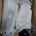 Mortise Lock Set for Interior Door, Vintage Antique Door Knobs with Lock and Skeleton Key, Old Door Knob Replacement Fits 1-3/8 in 1-3/4 in, Matte Black Finish