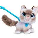 furReal Wagalots Kitty, Small Interactive Plush, Faux Fur, Kids Toys for Ages 4 Up by Just Play