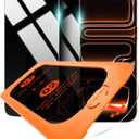 OMOTON Privacy Screen Protector for iPhone 17 Pro Max [Auto-Align Installation], Tempered Glass with 9H+ Hardness & 12FT Military Grade Shatterproof, 100% Anti-Spy, Full Coverage Protection, 2 Pack