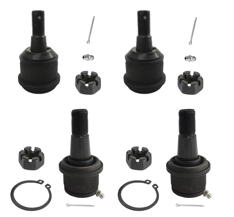 ASTARPRO  4pcs Front Upper and Lower Ball Joints Compatible with 4wd 20032013 Dodge Ram 1500 2500 3500