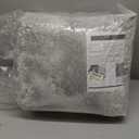 Shag Area Rug 6x6' Tie Dyed Grey, Plush Fluffy Fur Rug for Living Room, Square Carpet for Bedroom, Soft Shaggy Rug for Living Room Dorm Nursery