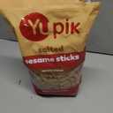 Yupik Salted Sesame Sticks 2.2 lb (35.2 oz), Vegan, Kosher, Low-Calorie, Source of Protein & Fiber, Cholesterol-Free, Sugar-Free, Perfect for Snacking & Parties (EXP 05/05/27)