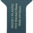 20 x TopsTools FAK20CD Fast Fit OMT Mix Blades for Dewalt Bosch Fein (Non-StarLock) Makita Milwaukee Craftsman Chicago Ryobi Rockwell (HyperLock) Porter Cable Multi Tool Accessories