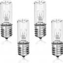 4-Pack 3W 10V E17 UV Replacement Bulbs, Compatible with Philips Sonicare HX6150 HX6160/D HX7990 Charger Base