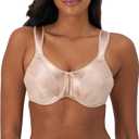 Bali Women's Satin Tracings Minimizer Underwire Bra (36D)