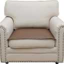 Eismodra Couch Covers for 3 Cushion Couch Sofa Armrest Chair Cover Sectional Slipcovers Washable Furniture Protector for Dogs Pet L Shaped,Light Brown 28 x 28 inches (Only 1 Piece)