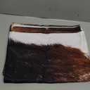 Worltoldb Cow Tablecloths Polyester Table Cloth for Kitchen Dinning Table Washable Table Cover for Parties Wedding Picnic (White10)