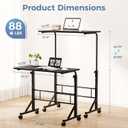 DUMOS 31.5" Walking Pad Desk, Laptop Desk, Home Office, 32 in