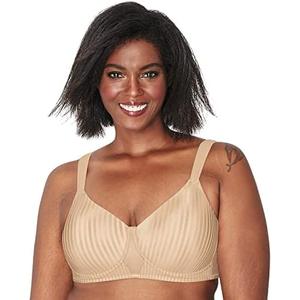 Playtex Women's Wireless Bra, Secrets Perfectly Smooth Wirefree Bra, Full Coverage, 36 B