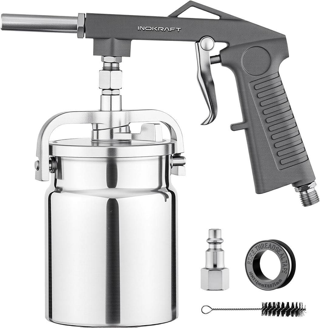 InoKraft Undercoating Spray Gun, for Truck Bed Liner Coating, Rubberized Undercoat, Rust Proofing (Basic Model)