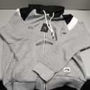 Men's Full Zip Fleece Hoodie zippered Color Block hooded slim Fit Long Sleeve Lightweight Sweatshirt Size M