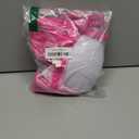 Curvagile Women Plus Size Bikini Top Modest Flowy Mesh Halter Swim Tops Push Up Bathing Suit Top Only 2026 (Pink, 3XL)